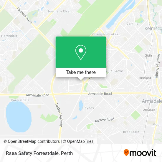 Mapa Rsea Safety Forrestdale