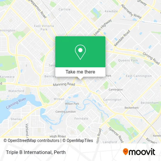 Mapa Triple B International