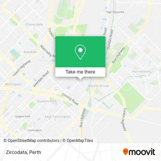 Mapa Zircodata