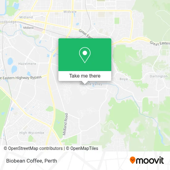 Mapa Biobean Coffee