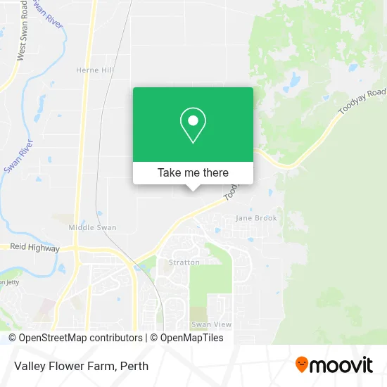 Mapa Valley Flower Farm
