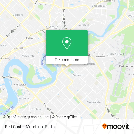 Mapa Red Castle Motel Inn