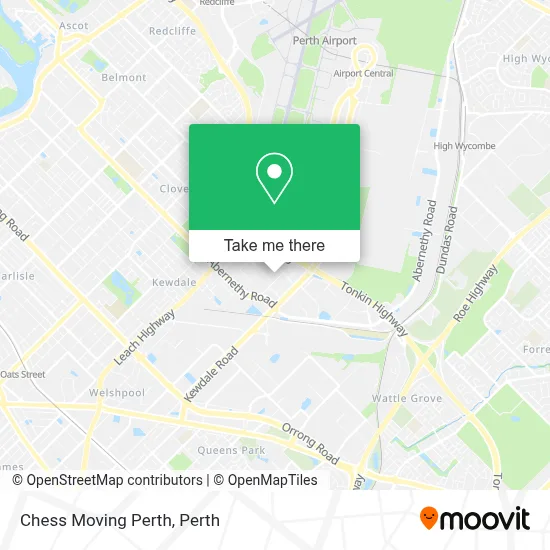 Chess Moving Perth map