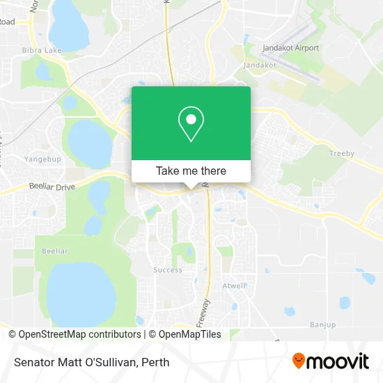 Mapa Senator Matt O'Sullivan