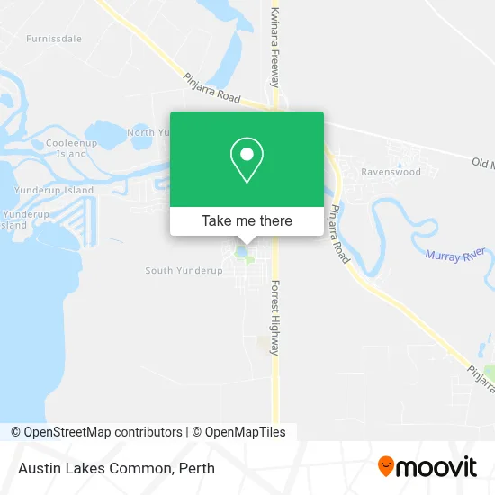 Mapa Austin Lakes Common
