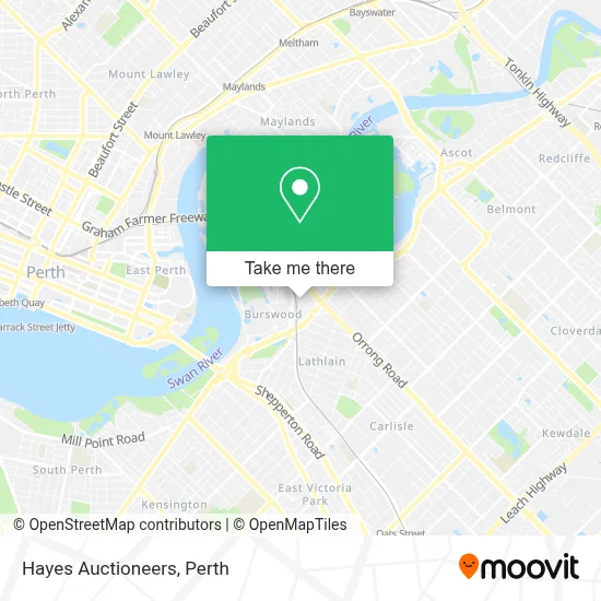 Mapa Hayes Auctioneers