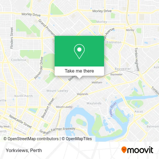 Mapa Yorkviews