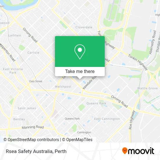 Mapa Rsea Safety Australia
