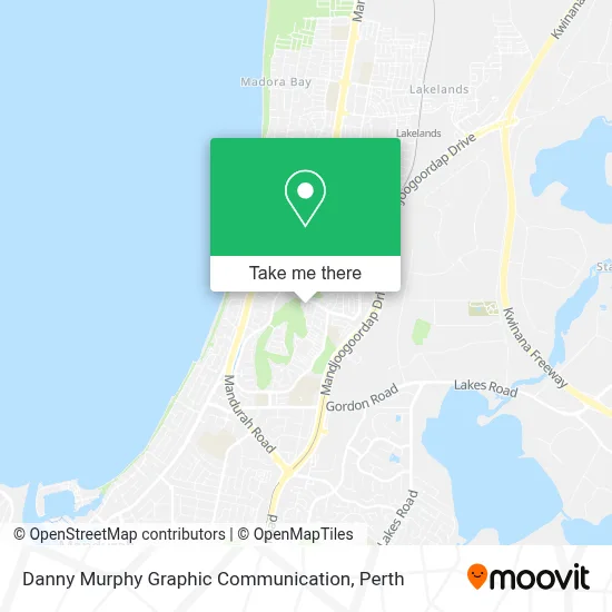 Mapa Danny Murphy Graphic Communication