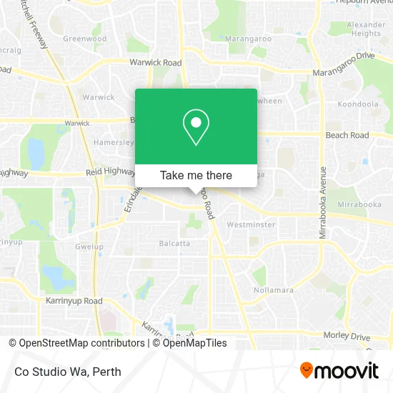Mapa Co Studio Wa
