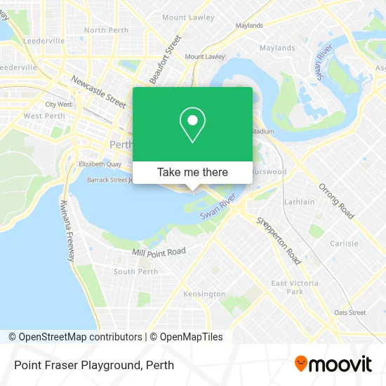 Mapa Point Fraser Playground