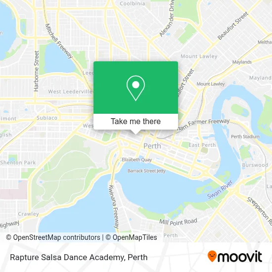 Rapture Salsa Dance Academy map