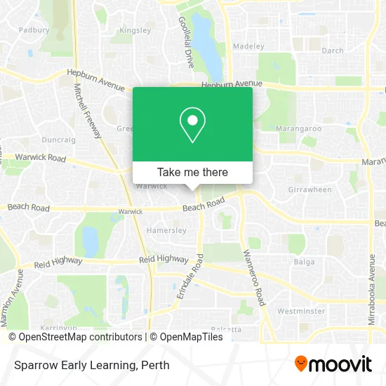 Sparrow Early Learning map