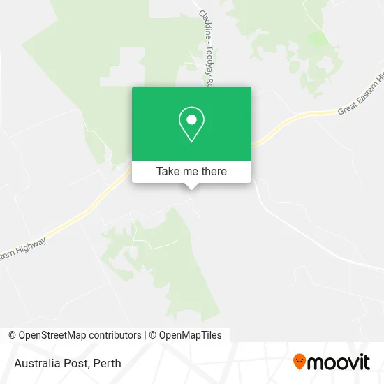 Mapa Australia Post