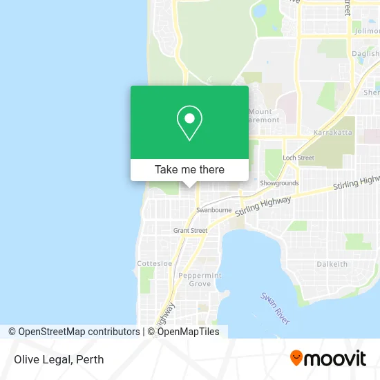 Mapa Olive Legal