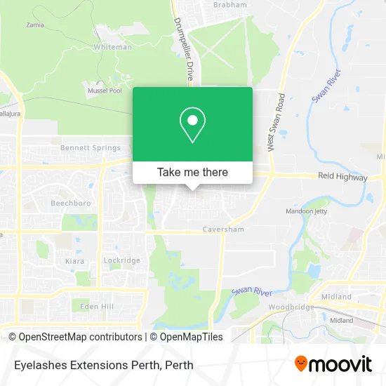 Mapa Eyelashes Extensions Perth