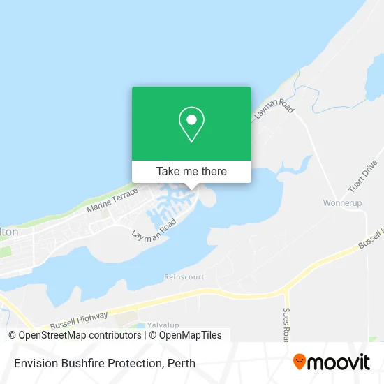 Mapa Envision Bushfire Protection