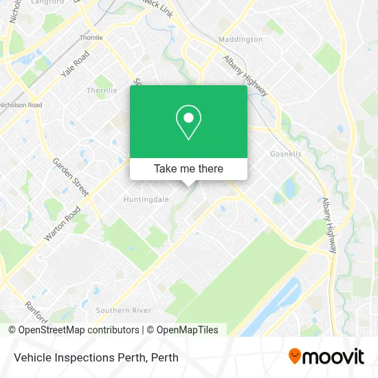 Mapa Vehicle Inspections Perth