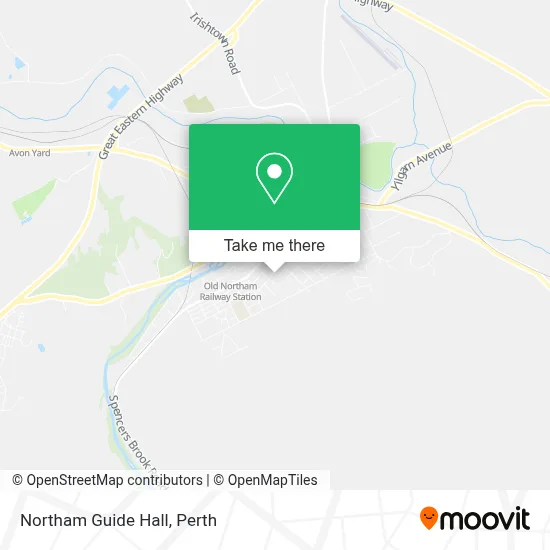 Mapa Northam Guide Hall