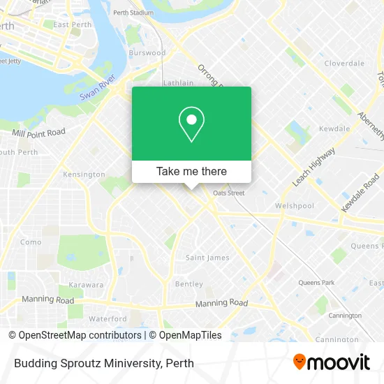 Mapa Budding Sproutz Miniversity