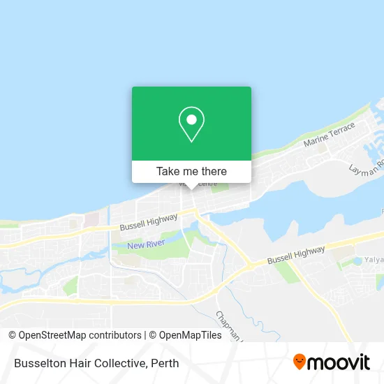 Mapa Busselton Hair Collective