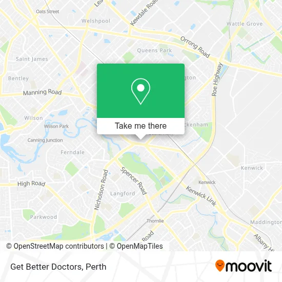 Mapa Get Better Doctors