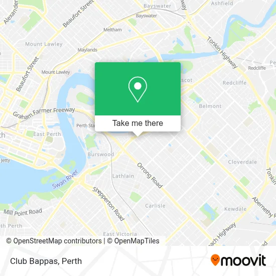 Mapa Club Bappas