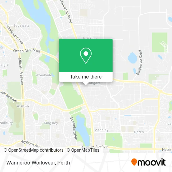 Mapa Wanneroo Workwear