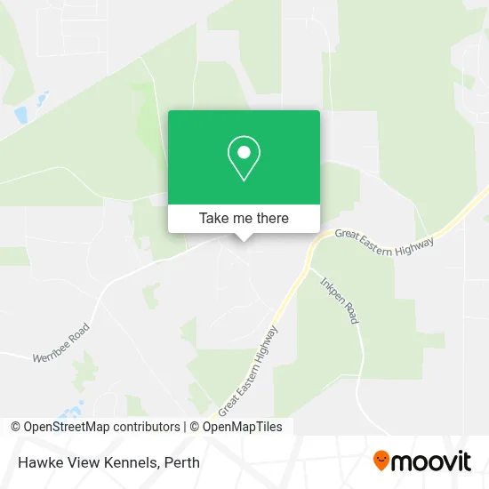 Mapa Hawke View Kennels