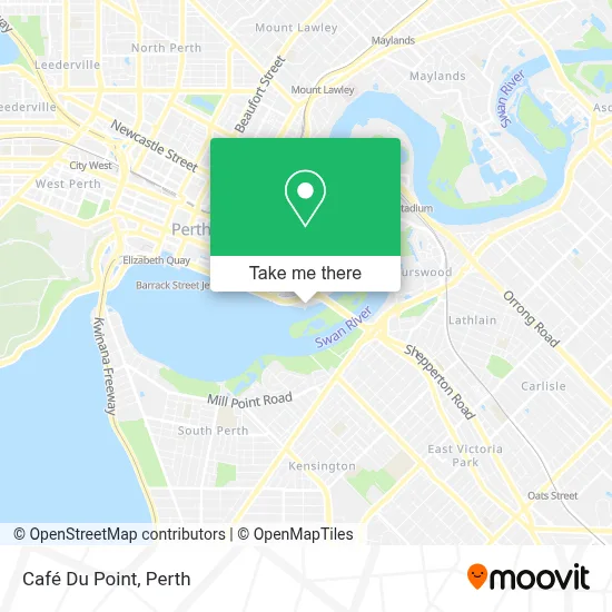 Mapa Café Du Point