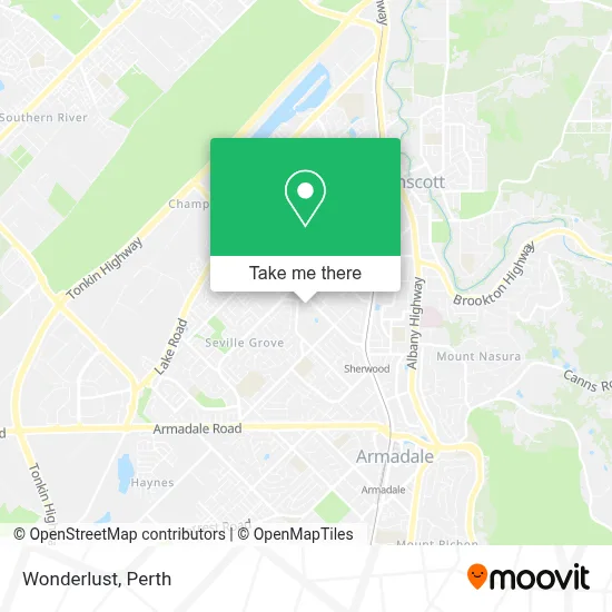 Mapa Wonderlust