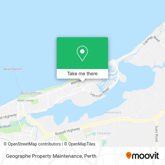 Mapa Geographe Property Maintenance