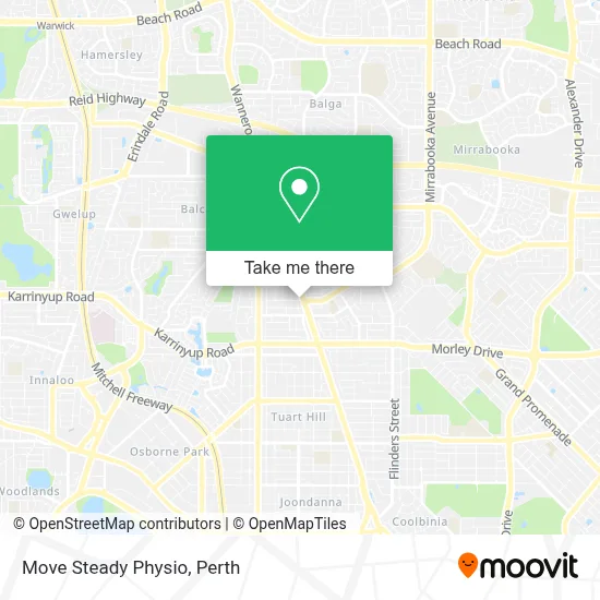 Mapa Move Steady Physio