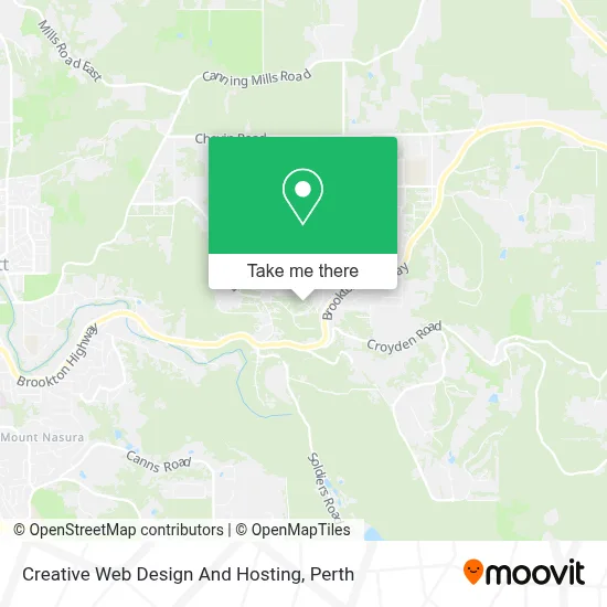 Creative Web Design And Hosting map