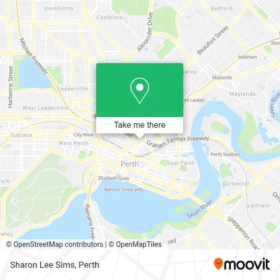 Mapa Sharon Lee Sims