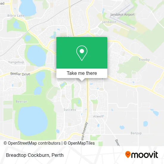 Mapa Breadtop Cockburn
