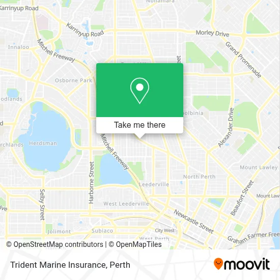 Mapa Trident Marine Insurance