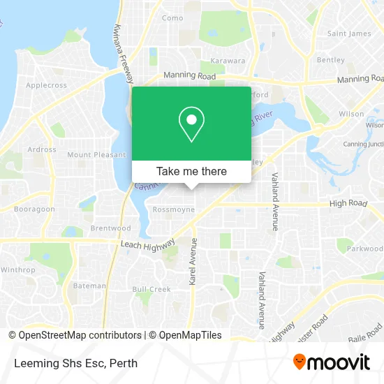 Mapa Leeming Shs Esc