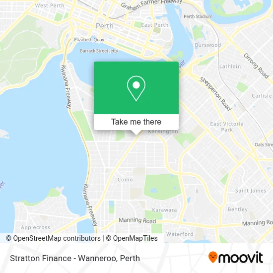 Mapa Stratton Finance - Wanneroo