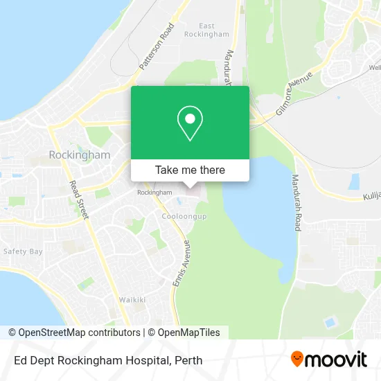 Mapa Ed Dept Rockingham Hospital