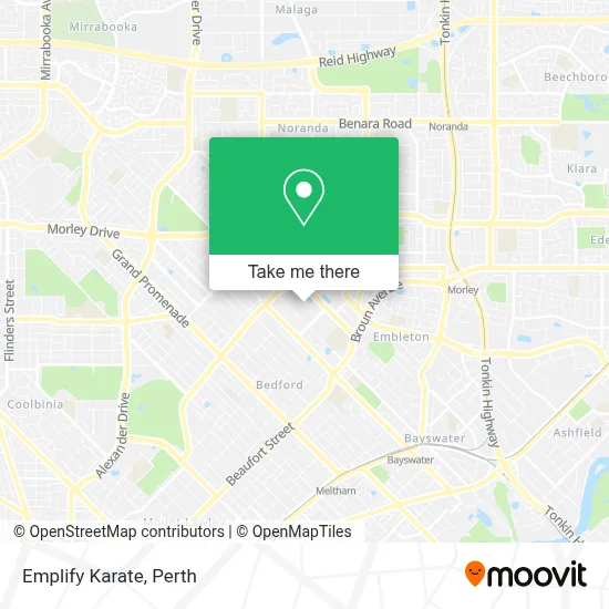 Mapa Emplify Karate