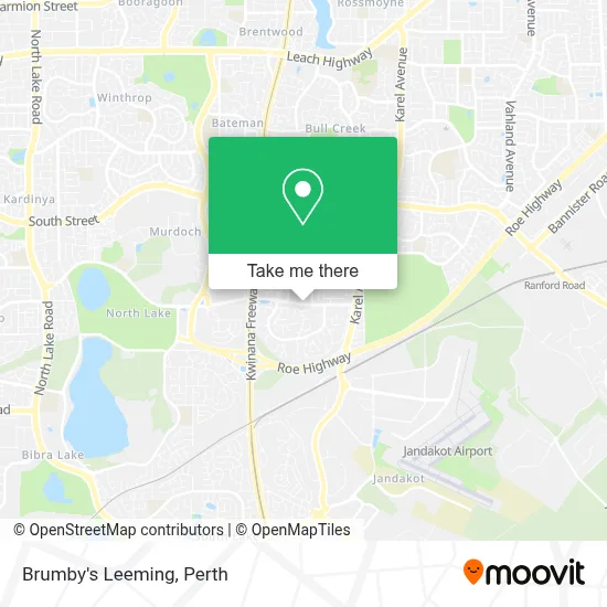 Brumby's Leeming map