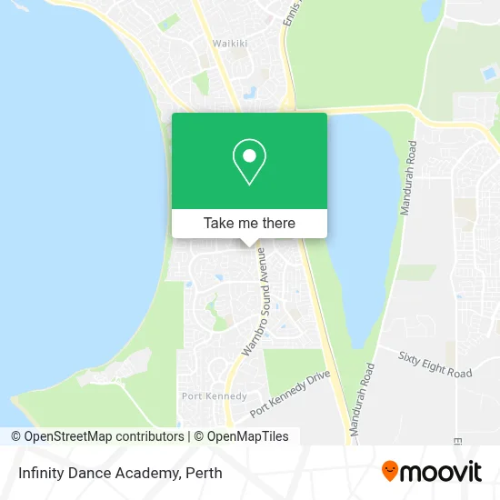 Mapa Infinity Dance Academy