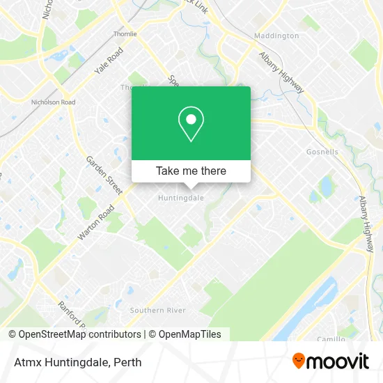 Mapa Atmx Huntingdale