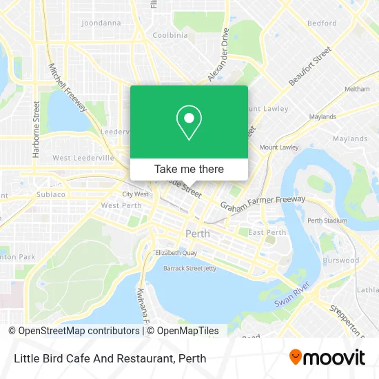 Mapa Little Bird Cafe And Restaurant