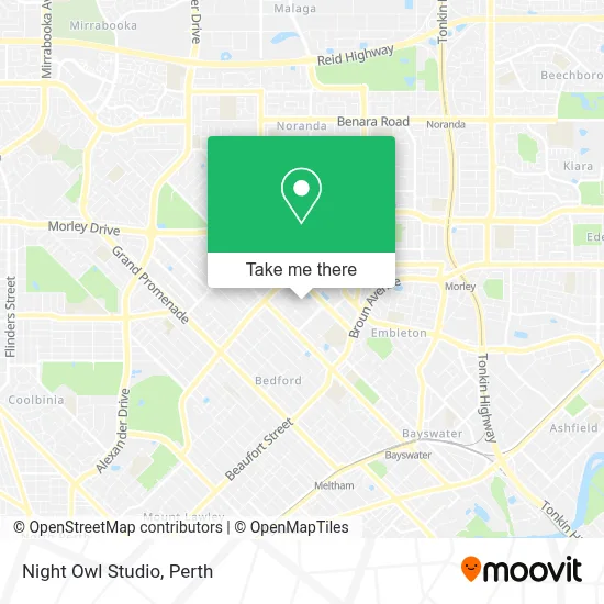 Mapa Night Owl Studio