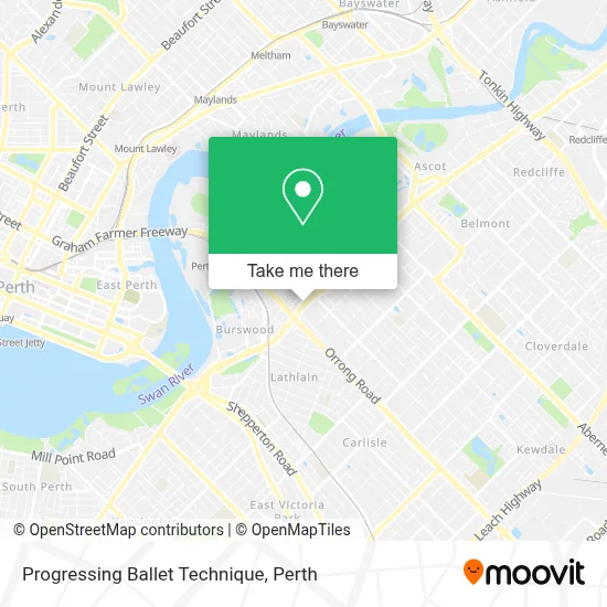 Mapa Progressing Ballet Technique