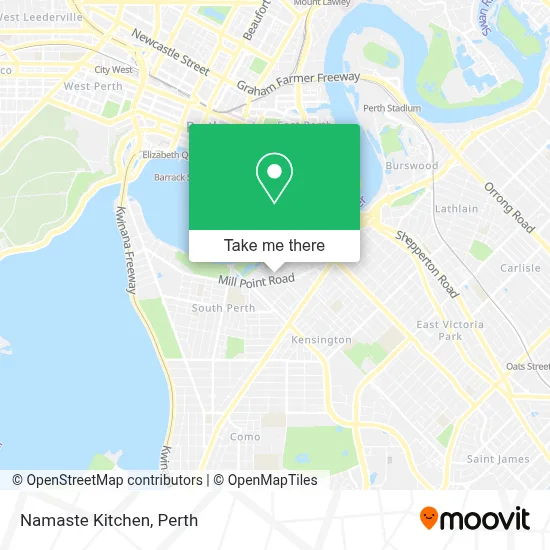 Mapa Namaste Kitchen