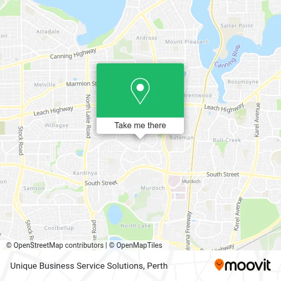 Mapa Unique Business Service Solutions