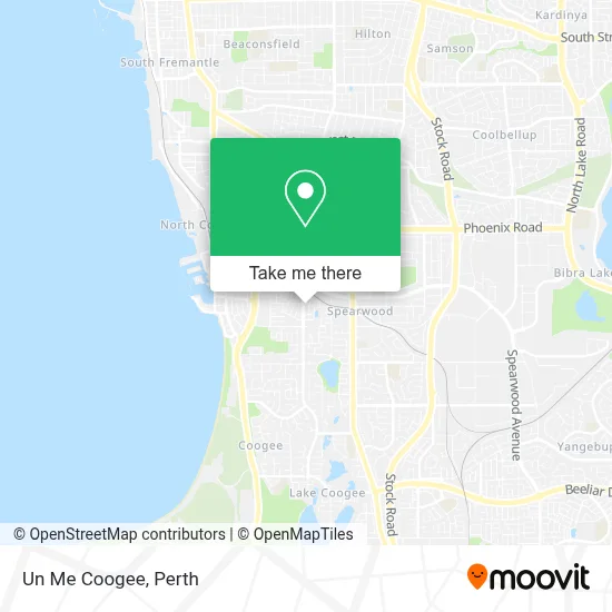 Mapa Un Me Coogee